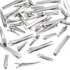 40Pcs 4 Styles Iron Alligator Hair Clips Findings PHAR-TADJ0001-10-3