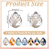 140Pcs 7 Colors Electroplate Glass Beads EGLA-HY0001-17A-2