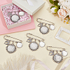 Stainless Steel Brooch Base Settings AJEW-WR00006-4