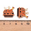 Thanksgiving Day Theme Alloy Enamel Pendants ENAM-T020-35F-3