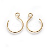 Ion Plating(IP) 304 Stainless Steel Earring Hooks STAS-O119-10G-B-2