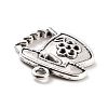 Tibetan Style Alloy Telephone Charms FIND-Z003-01AS-3