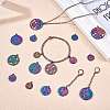 Rack Plating 20Pcs 10 Style 304 Stainless Steel Pendants STAS-SZ0002-60-5