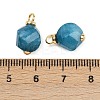 Dyed Natural White Jade Pendants KK-B157-41A-02-3