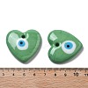 Handmade Evil Eye Lampwork Pendants LAMP-F035-11G-3