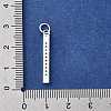 925 Sterling Silver Micro Pave Cubic Zirconia Pendants STER-D309-01E-S-4