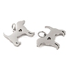 Non-Tarnish 304 Stainless Steel Pendants STAS-Z042-11P-2