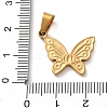 201 Stainless Steel Pendants STAS-U053-16A-G-3