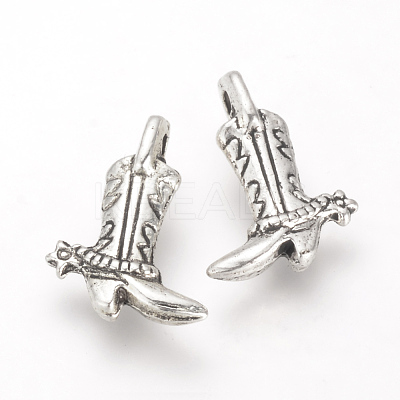 Tibetan Style Alloy Pendants X-TIBE-Q070-25AS-RS-1