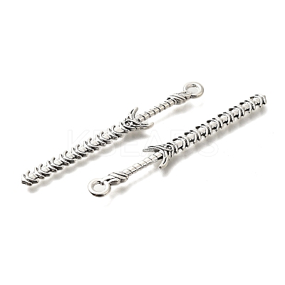 Tibetan Style Alloy Big Pendants FIND-G078-32F-AS-1