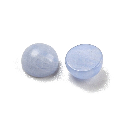 Synthetic Blue Lace Agate Cabochons G-H309-03-06-1