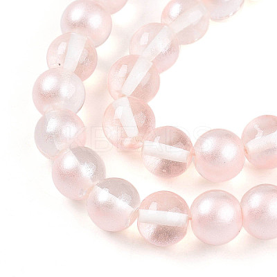 Baking Paint Transparent Glass Beads X1-DGLA-N011-10mm-03-1