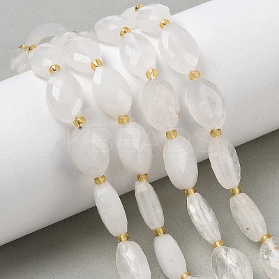 Natural Quartz Crystal Beads Strands G-A295-A13-01-1