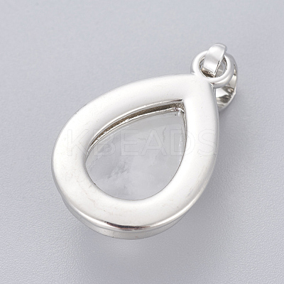 Natural Quartz Crystal Pendants G-L512-C23-1