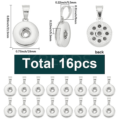 16Pcs Alloy Pendants FIND-SP0003-40-1