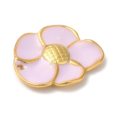 304 Stainless Steel Enamel Pendants STAS-K256-01G-04-1