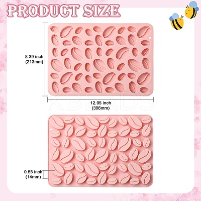 1Pcs Sizes Coffee Bean Silicone Molds ST-CJ0043-005-1