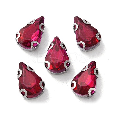 Teardrop Sew on Rhinestone RGLA-L028-09E-02-1