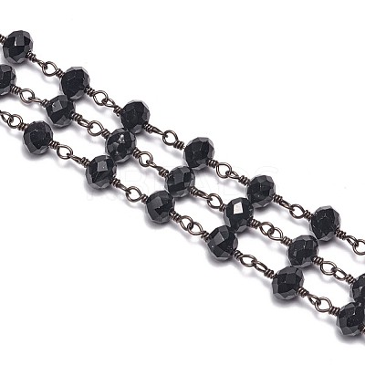Handmade Glass Beaded Chains CHC-F007-06-1