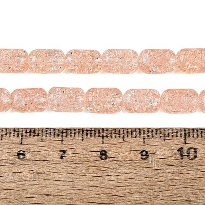 Transparent Crackle Glass Beads Strands GLAA-NH0001-04-A04-1