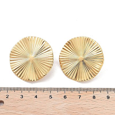 Ion Plating(IP) 304 Stainless Steel Stud Earring Findings STAS-P357-01A-G-1