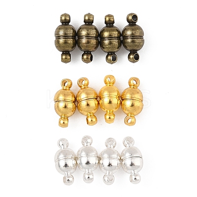 12 Sets 3 Colors Brass Magnetic Clasps KK-FS0001-55B-1