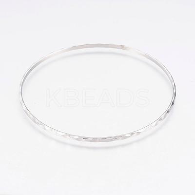 Tarnish Resistant 304L Stainless Steel Buddhist Bangles BJEW-G568-15P-1