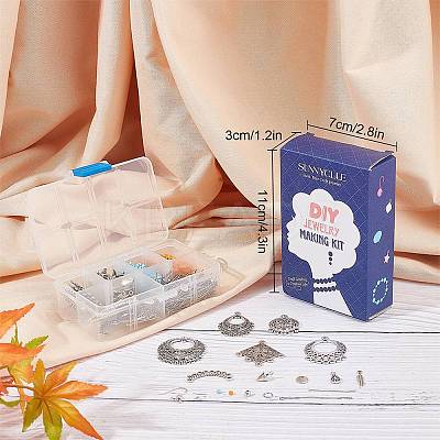 DIY Chandelier Earring Making Kit DIY-SC0019-30-1