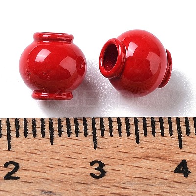 Spray Painted Alloy Bead PALLOY-H134-35-1