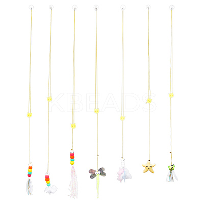7Pcs 7 Styles Plush Toy AJEW-GO0001-15-1