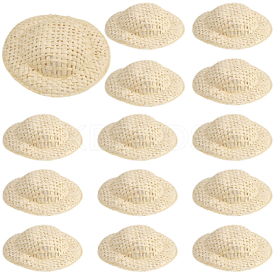 40Pcs Mini Cloth Doll Hats AJEW-SC0031-34C-1
