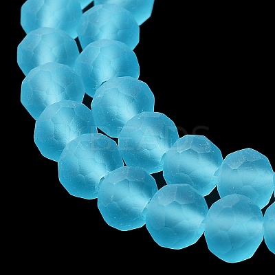Transparent Glass Beads Strands EGLA-A034-T4mm-MD08-1
