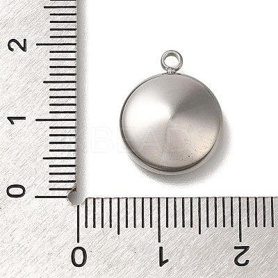 304 Stainless Steel Pendant Cabochon Settings STAS-I310-28P-1
