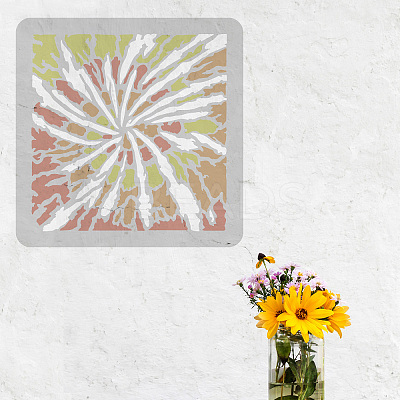 4Pcs 4 Styles PET Hollow Out Drawing Painting Stencils DIY-WH0394-0081-1