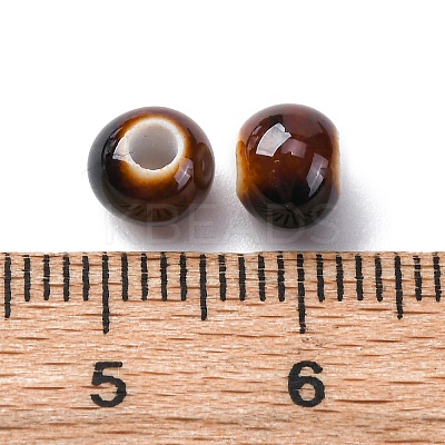 Bright Glazed Porcelain Beads PORC-D300-A04-1