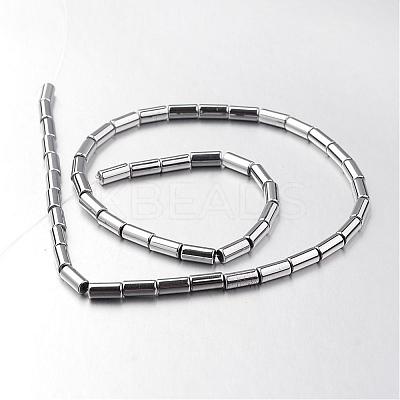 Electroplate Non-magnetic Synthetic Hematite Bead Strands G-F300-37C-01-1