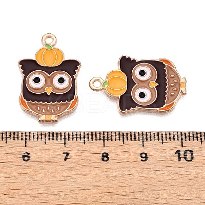 Thanksgiving Day Theme Alloy Enamel Pendants ENAM-T020-35D-1