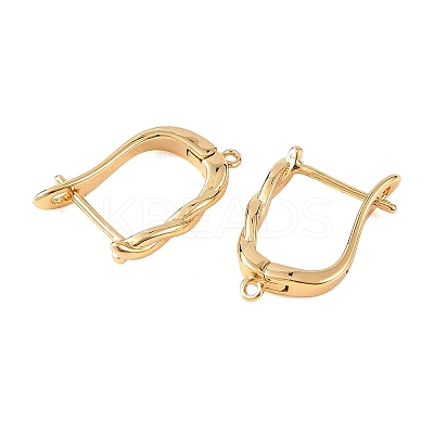 SHEGRACE Brass Hoop Earring Findings XGRQ79069-949G-1
