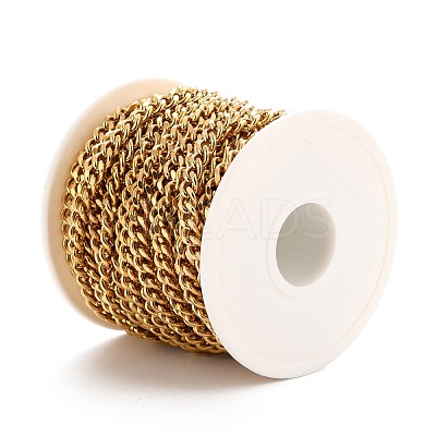 PVD Vacuum Plating 304 Stainless Steel Cuban Link Chains CHS-K016-03C-G-1
