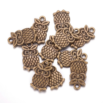 Metal Alloy Pendants Rhinestone Settings X-PALLOY-A14926-AB-1