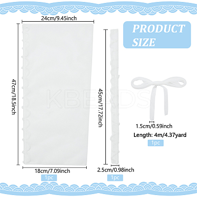Mesh Bridal Dress Zipper Replacement DIY-WH0496-06A-1