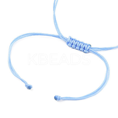 Adjustable Nylon Thread Braided Bead Bracelets BJEW-JB05545-03-1
