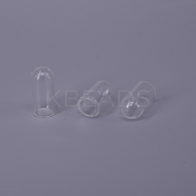Handmade Blown Glass Bottles LS-GLAA-WH0018-69-1