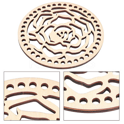 Wooden Basket Bottoms DIY-WH0167-27C-1