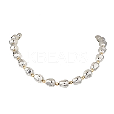 Oval CCB Plastic Beads Necklace & Bracelets Sets SJEW-JS01375-1