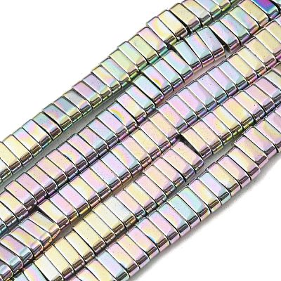 Electroplated Non-magnetic Synthetic Hematite Beads Strands G-C106-B02-04A-1
