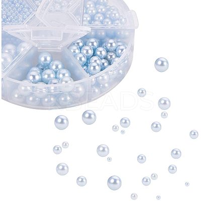 Imitation Pearl Acrylic Beads OACR-PH0001-05C-WH-1