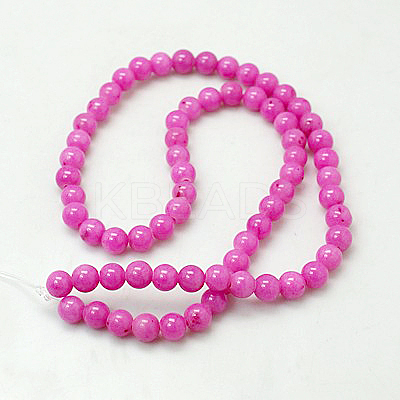 Natural Mashan Jade Round Beads Strands X-G-D263-12mm-XS30-1