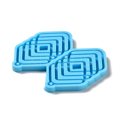 DIY Interlocking Rhombus Pendant Silicone Molds LS-DIY-I099-33-1