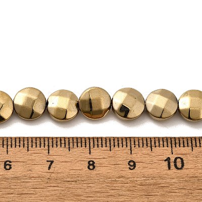 Electroplated Synthetic Non-magnetic Hematite Beads Strands G-L368-15B-02-1